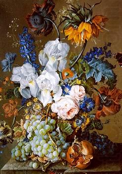 Floral, beautiful classical still life of flowers.120, unknow artist